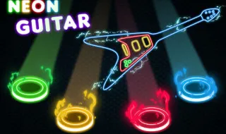 Neon Guitar